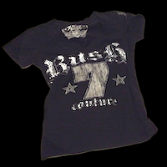 RUSH COUTURE BLACK WITH BLING TEE SHIRT FOR WOMEN - JERSEY SHORE ORIGINAL - Picture 10 of 11
